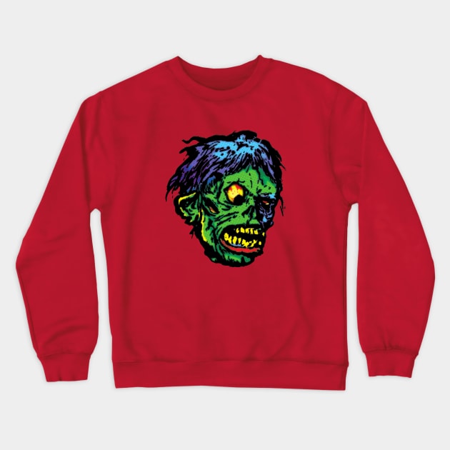 Vintage Shock Monster Comic Book Backpages Crewneck Sweatshirt by StudioPM71